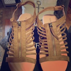 Tan Platform Sandal